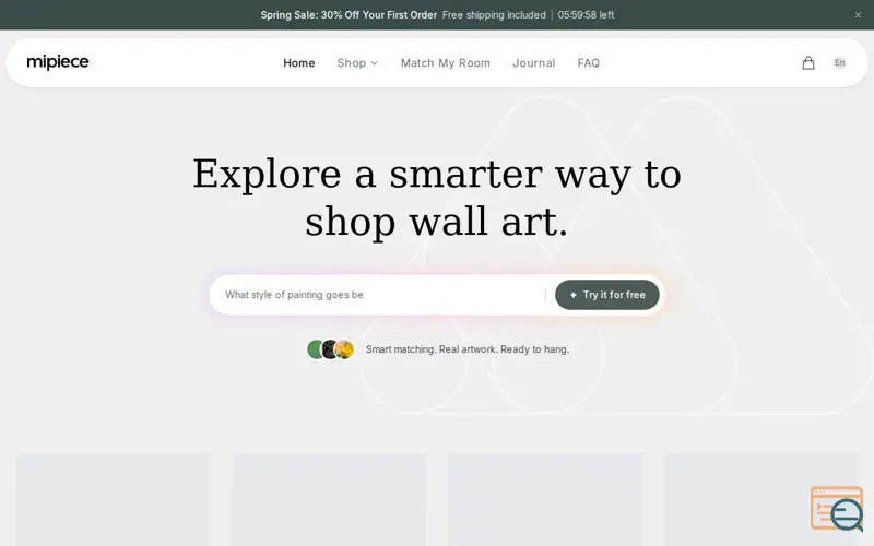 Screenshot of mipiece