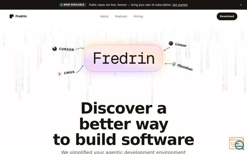 Screenshot of Fredrin
