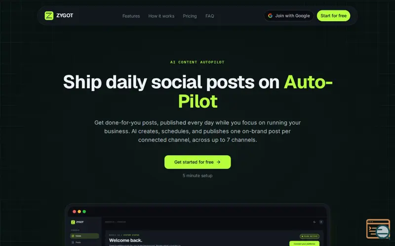 Screenshot of Zygot