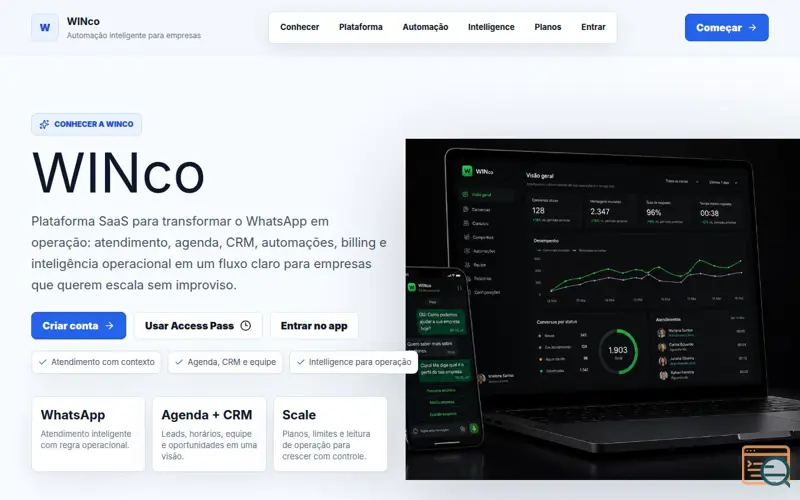 Screenshot of WINco