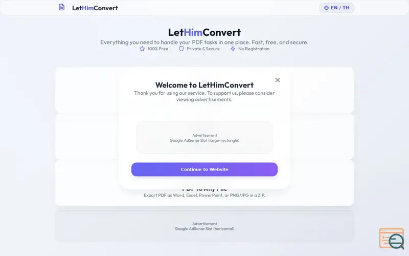 Screenshot of LetHimConvert
