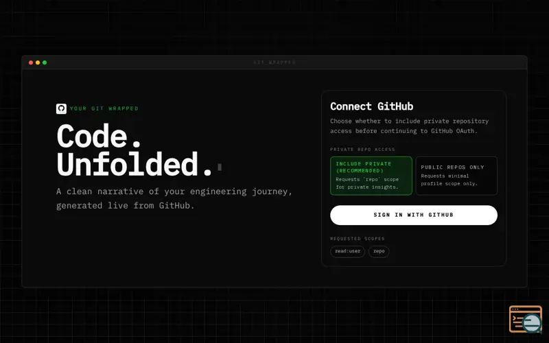 Screenshot of Your Git Wrapped
