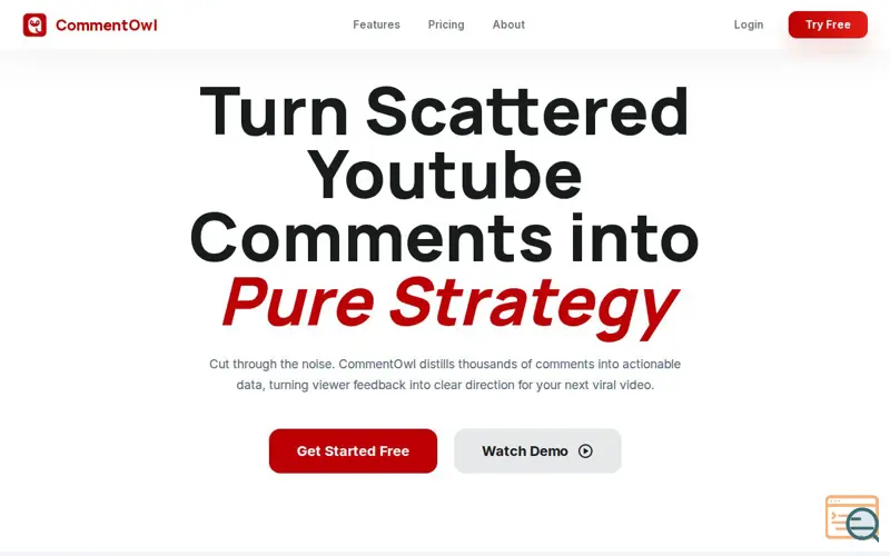 Screenshot of CommentOwl
