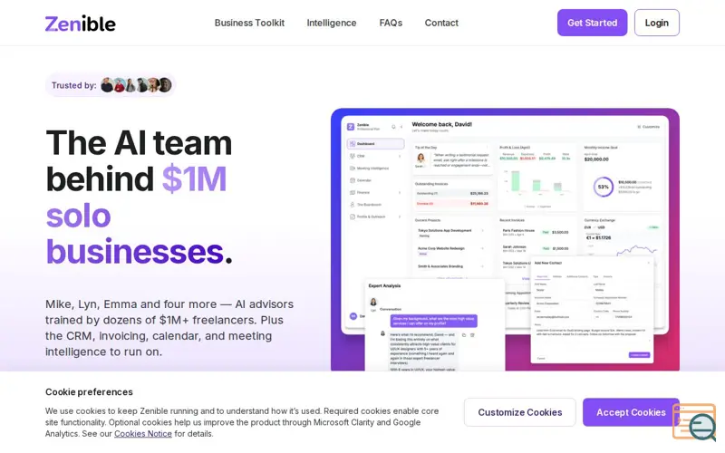 Screenshot of Zenible