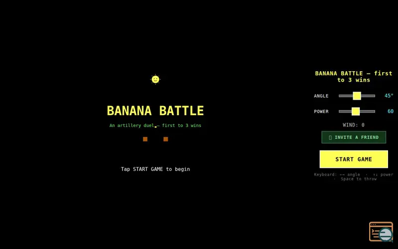 Screenshot of Banana Battle