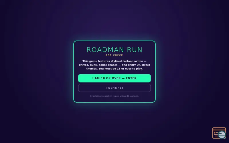 Screenshot of ROADMAN RUN