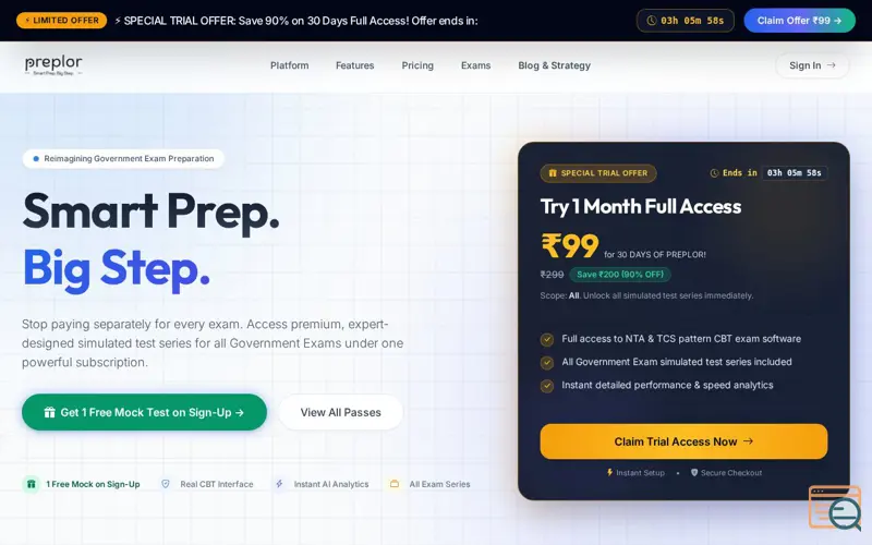 Screenshot of Preplor