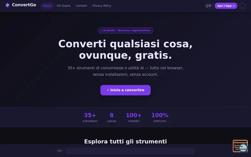 Screenshot of ConvertGo