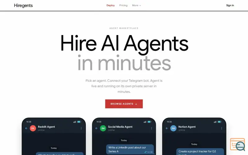 Screenshot of Personal AI Agent in minutes, a launch using Alibaba Cloud