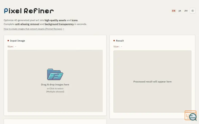 Screenshot of Pixel Refiner