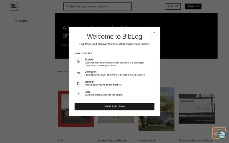 Screenshot of BibLog Archive
