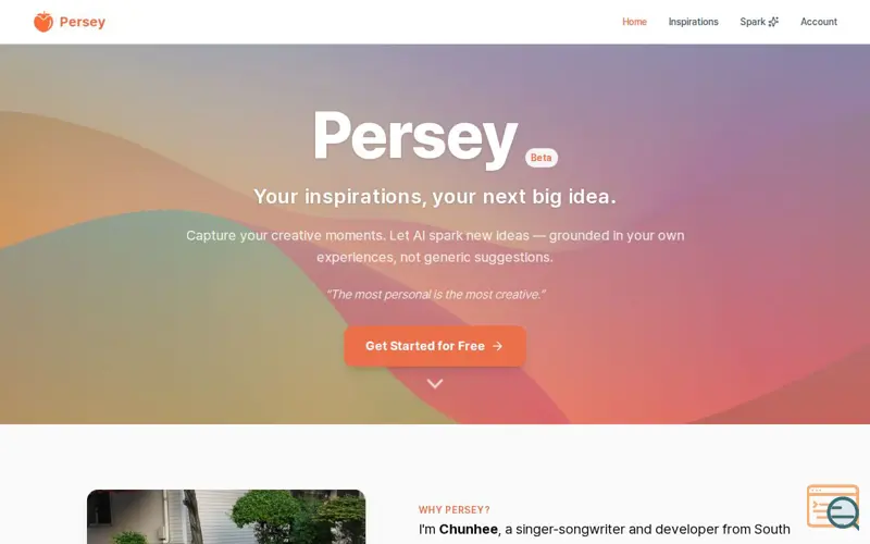 Screenshot of Persey