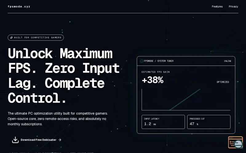 Screenshot of fpsmode