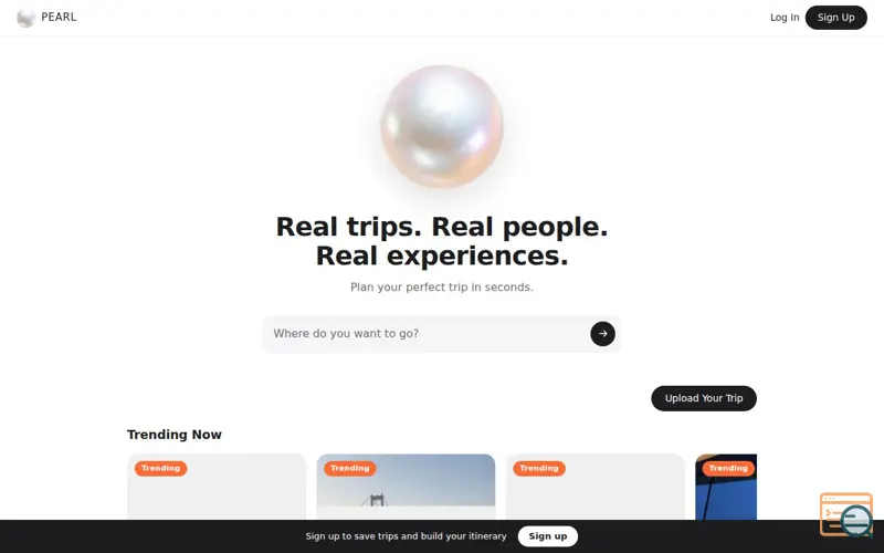 Screenshot of Pearl