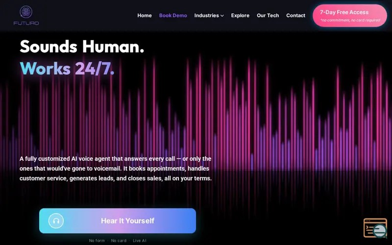Screenshot of Futuro Corporation