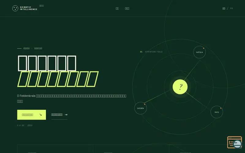 Screenshot of Somatic Intelligence Lab