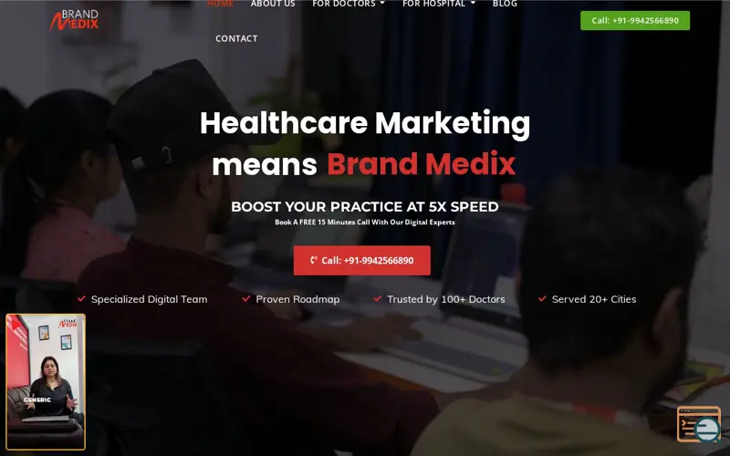 Screenshot of Brand Medix