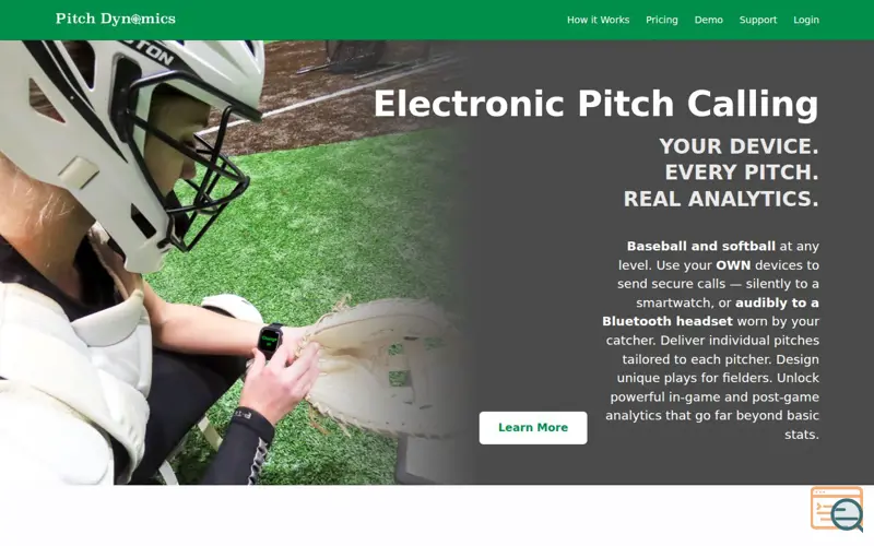 Screenshot of Pitch Dynamics Pitch Calling w Analytics