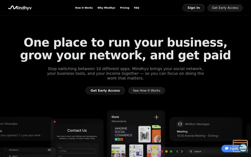 Screenshot of Mindhyv