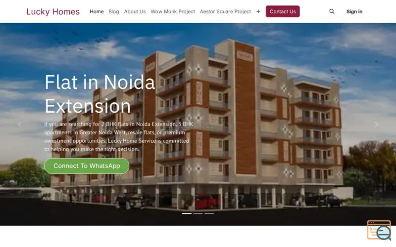 Screenshot of Flats in Noida Extension :  luxury meets
