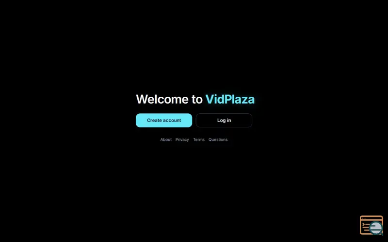 Screenshot of VidPlaza— live video groups 