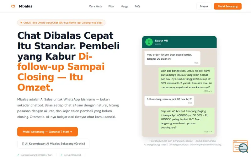 Screenshot of Mbalas