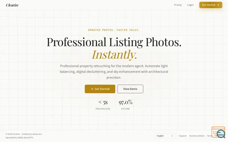 Screenshot of Clearize