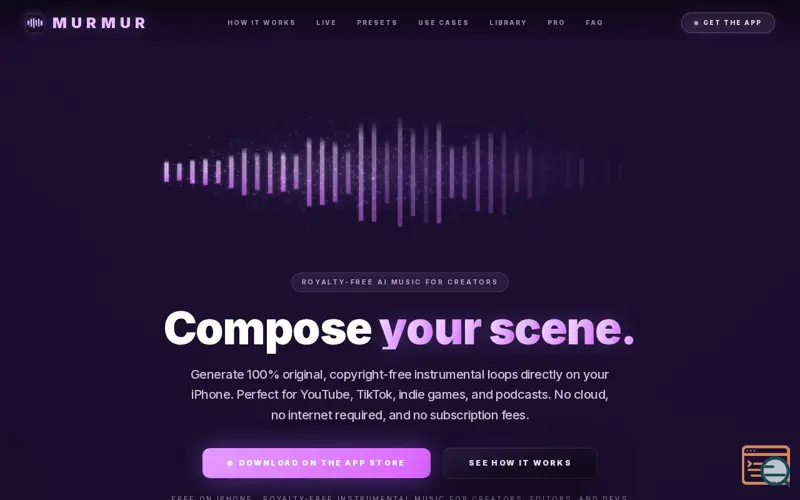 Screenshot of Murmur