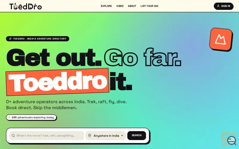 Screenshot of Toeddro