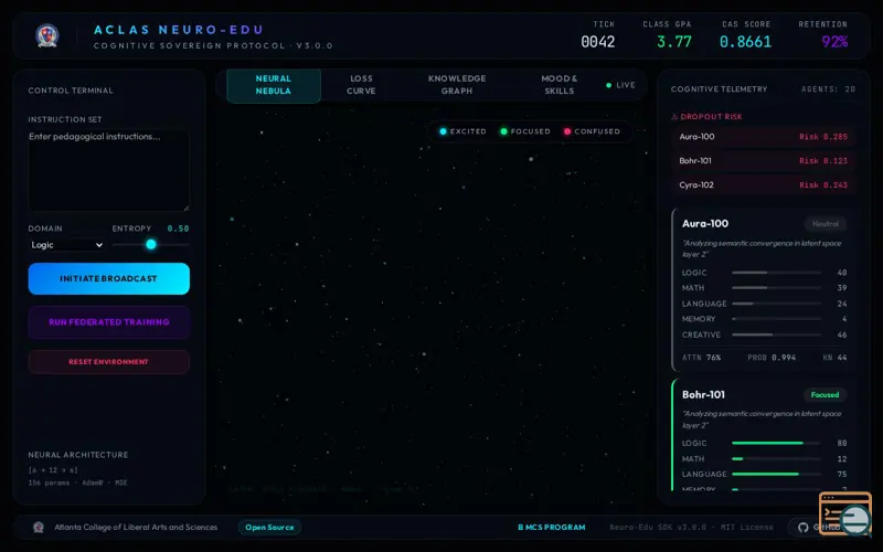 Screenshot of ACLAS Neuro-Edu SDK