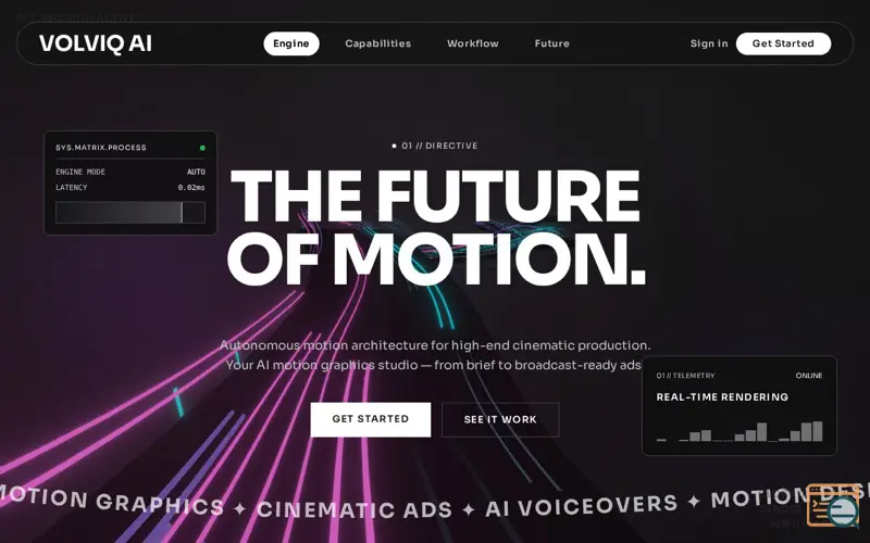 Screenshot of Volviq AI