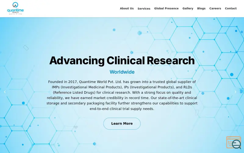 Screenshot of Quantime World Pvt. Ltd.