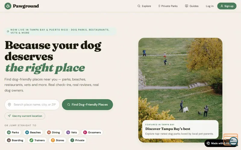 Screenshot of Pawground