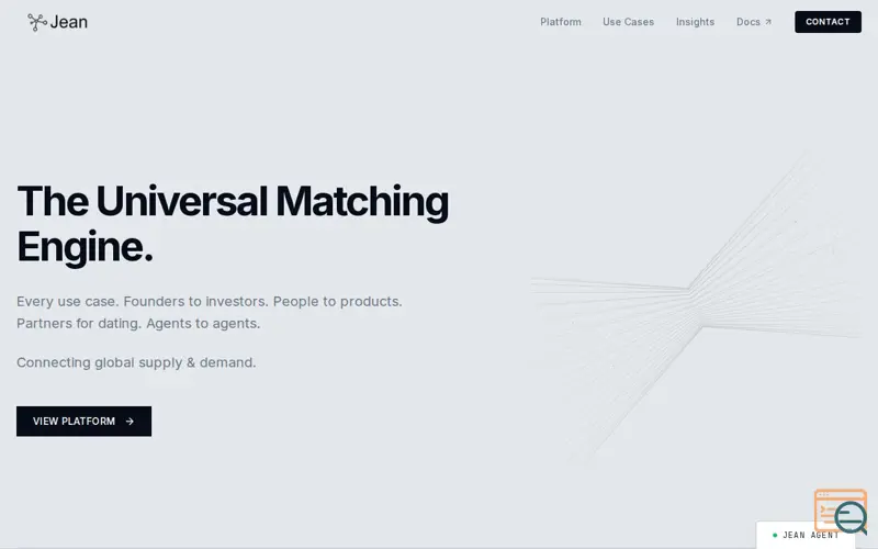 Screenshot of A Universal Matching Engine