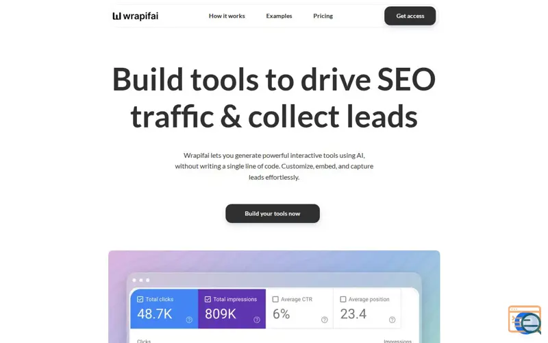 Screenshot of Wrapifai, a launch using Papa Parse