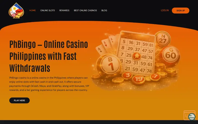 Screenshot of PhBingo