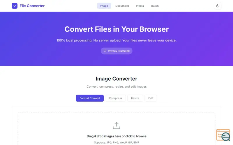 Screenshot of File Converter