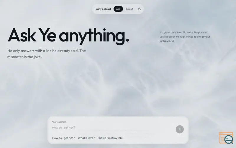 Screenshot of Ask Ye Anything