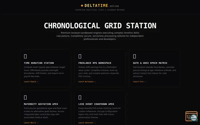Screenshot of DeltaTime Online