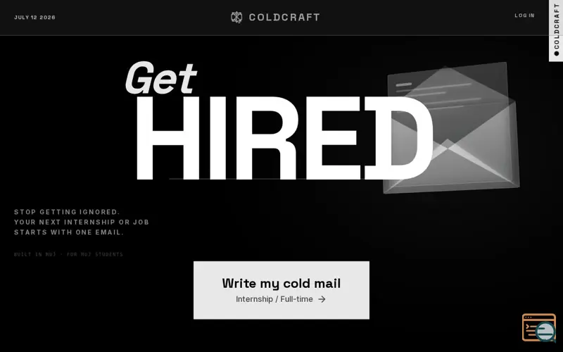 Screenshot of ColdCraft