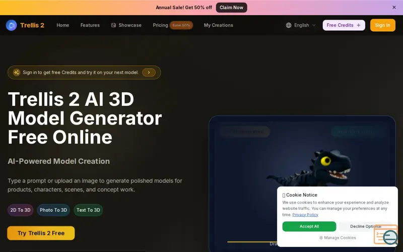 Screenshot of Trellis 2