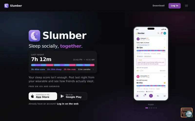 Screenshot of Slumber