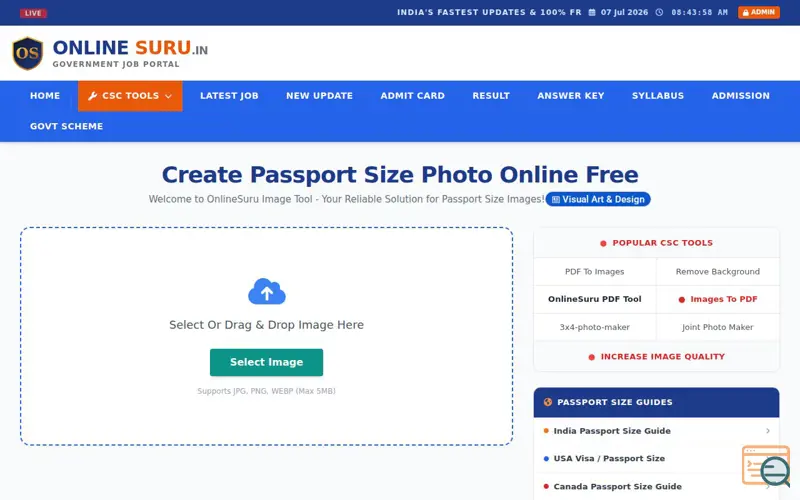 Screenshot of OnlineSuru.in