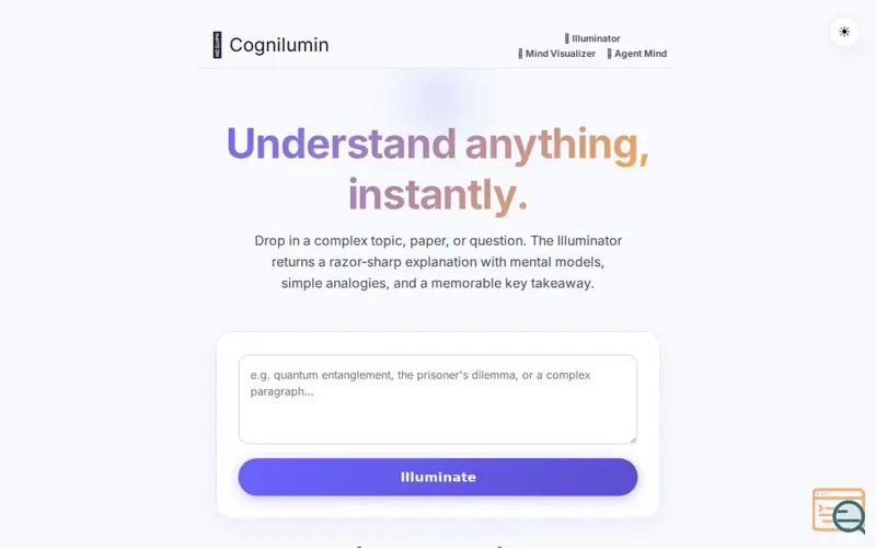 Screenshot of Cognilumin