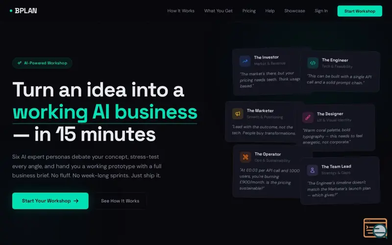 Screenshot of BPLAN