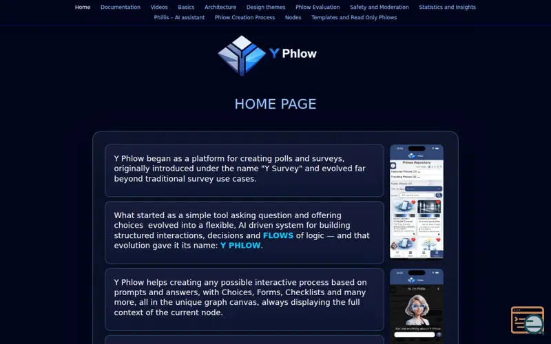 Screenshot of Y Phlow