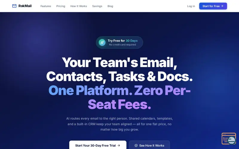 Screenshot of RokMail