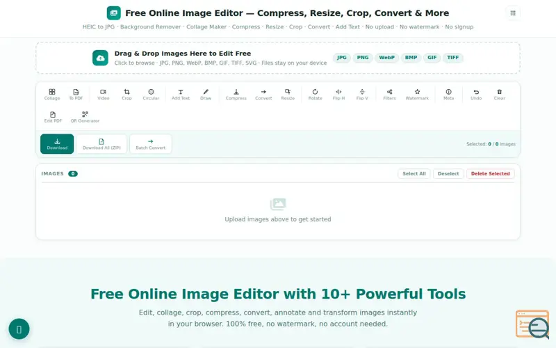Screenshot of QwikIMG