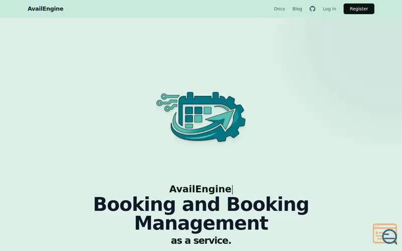Screenshot of AvailEngine