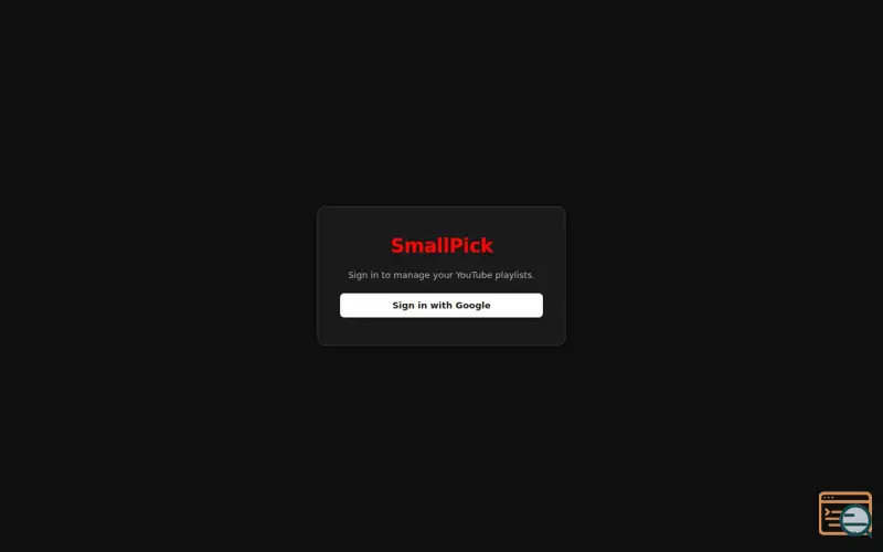 Screenshot of SmallPick